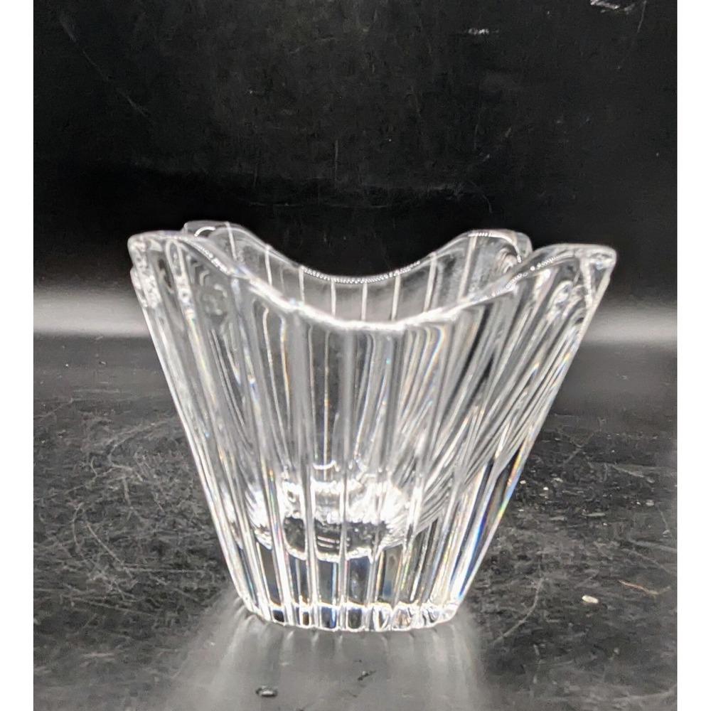 Orrefors Leaded Crystal Bowl‎ TIARA 4969-12 Jan Johansson W/sticker 4.5"